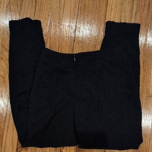 Uniqlo Navy Textured Trousers